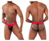 PPU 2313 Peek-a-boo Jockstrap Farbe Schwarz